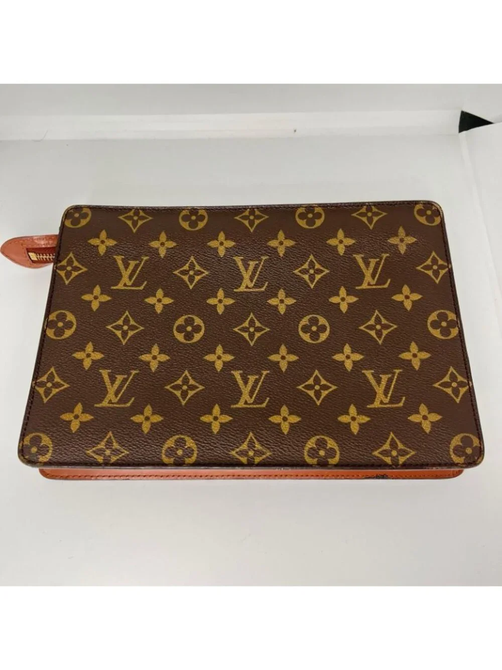Louis Vuitton Monogram Pochette Homme Second Bag Brown